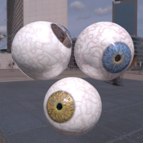 Procedural Textured Eyes preview image